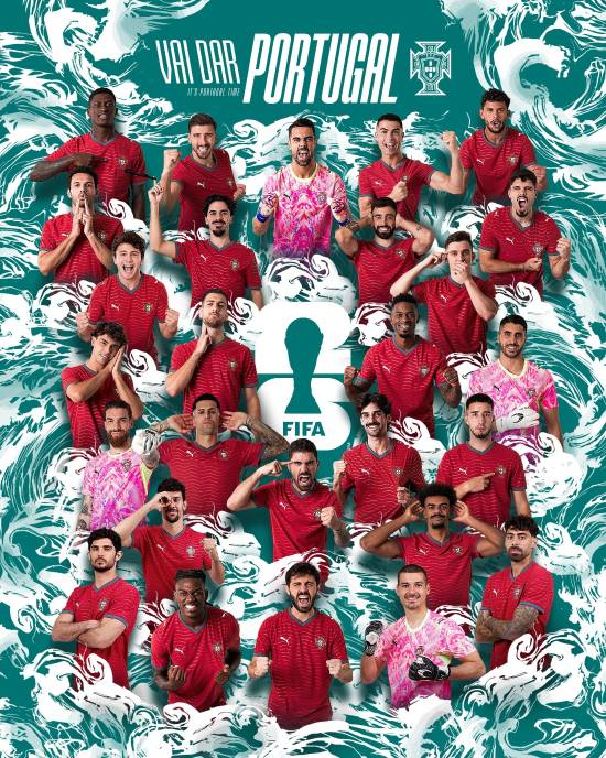葡萄牙国家足球队阵容，星光熠熠，剑指荣耀